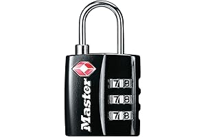Master Lock Black TSA Approved Luggage Lock