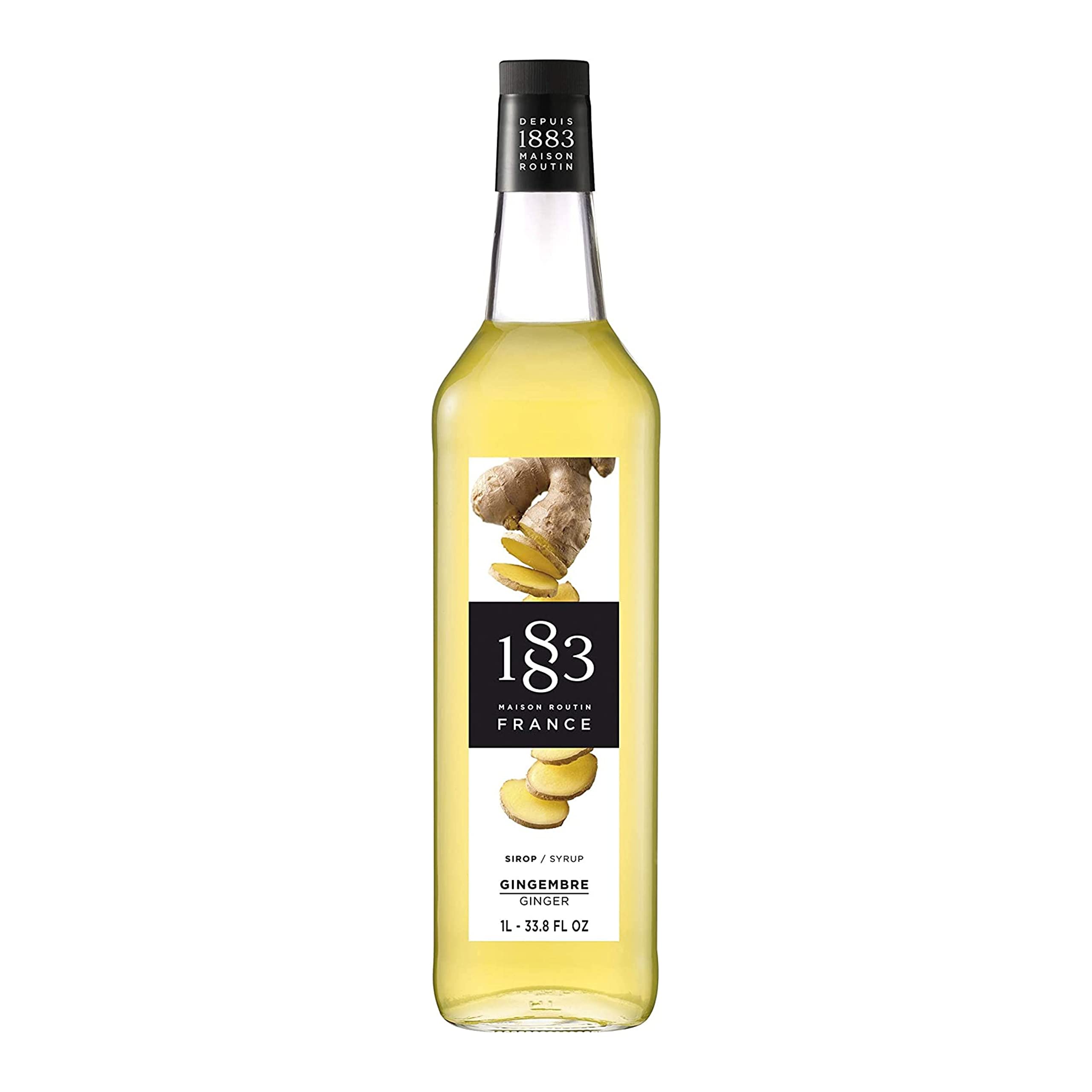 1883 Maison Routin Premium Lychee Syrup For Cocktails & Mocktails Glass 1L | Buy Now With - View #9