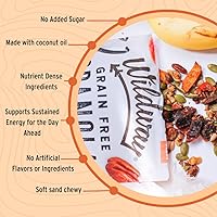 Vista 5 de Wildway Keto, Granola vegana Melocotón y nuez Cereal certificado de granola sin gluten, bocadillo bajo en carbohidratos Paleo, sin granos, sin