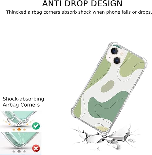 Miniatura 8 de Funda retro de los años 70 compatible con iPhone 15 Plus, funda estética minimalista de mediados de siglo para iPhone 15 Plus, funda de TPU a la