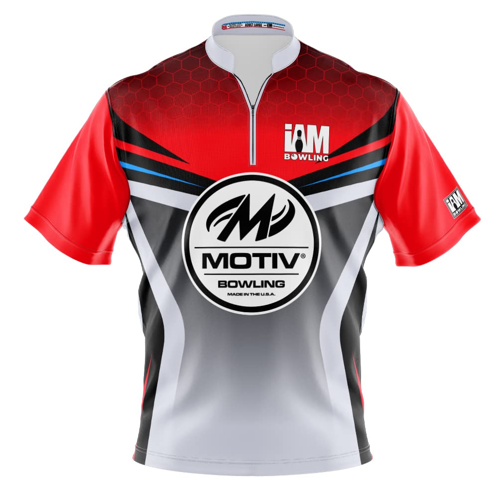 Logo Infusion Dye-Sublimated Bowling Jersey (Sash Collar) - I AM Bowling Fun Design 2067-MT - Motiv (as1, Alpha, 5X_l, Regular, Regular) Multicolored