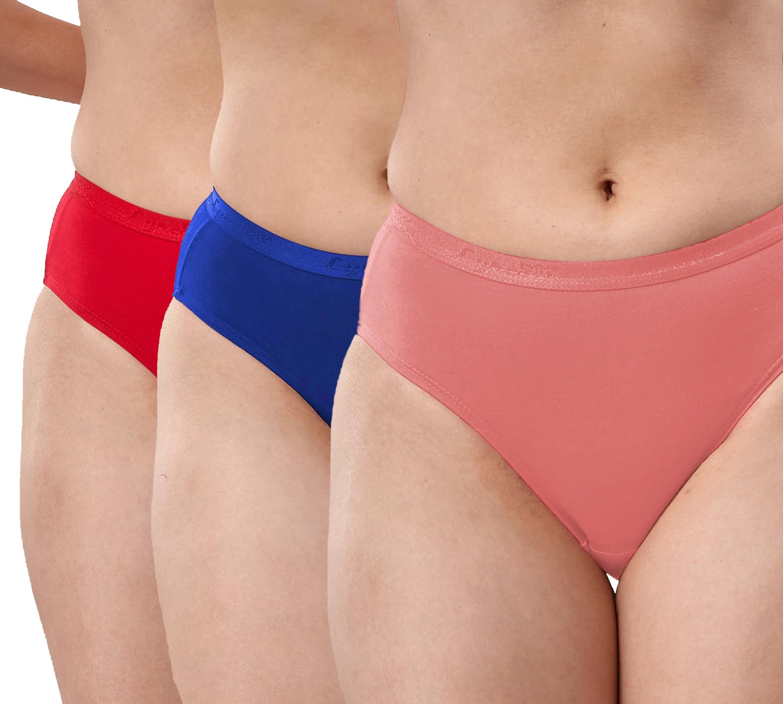 lyra Premium Cotton Hipster Assorted Panty for Women (Pack of 3)-picture-37