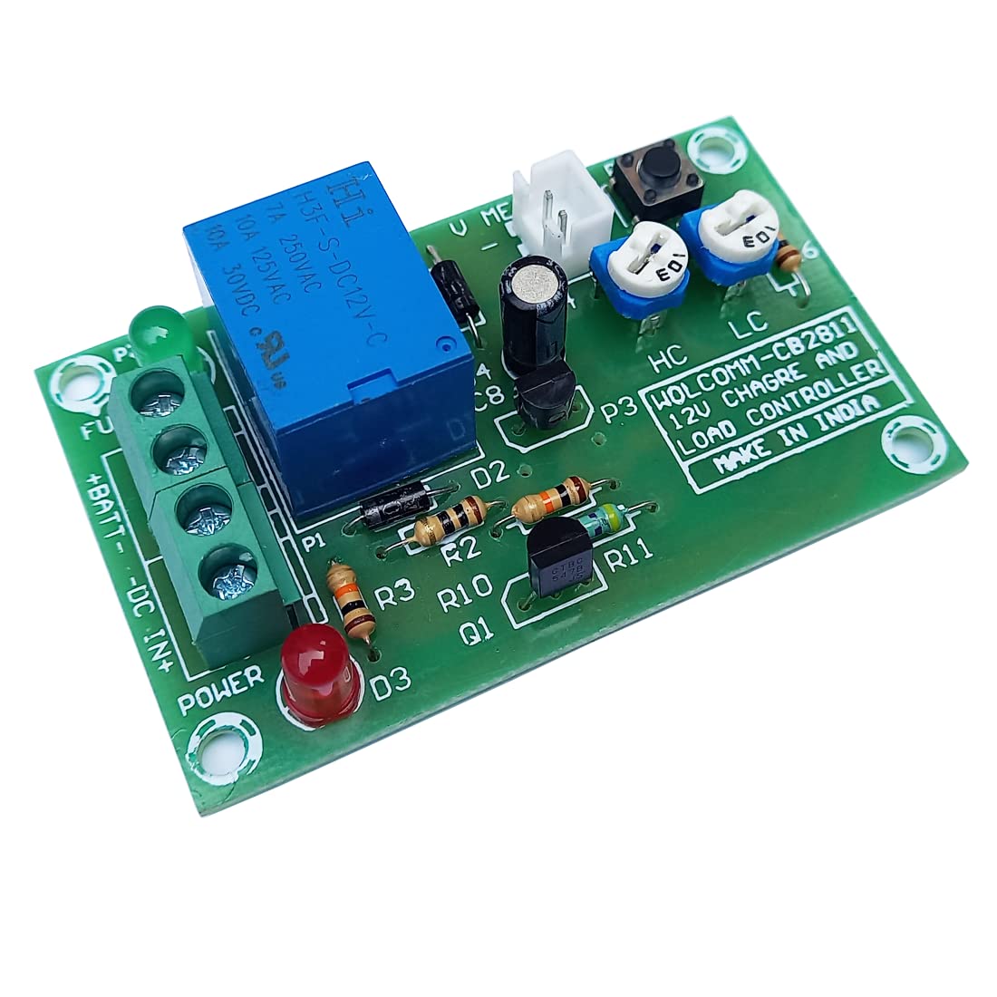 DC 12V 2IN1 Automatic Battery Charging and Load Control Module with 2