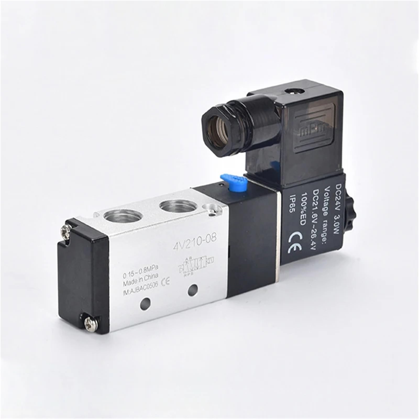 Electroválvula neumática de 5 vías y 2 posiciones, 4V210-08 y 4V310-10, 12 V, 24 V y 220 V(4V330-08,AC220V)