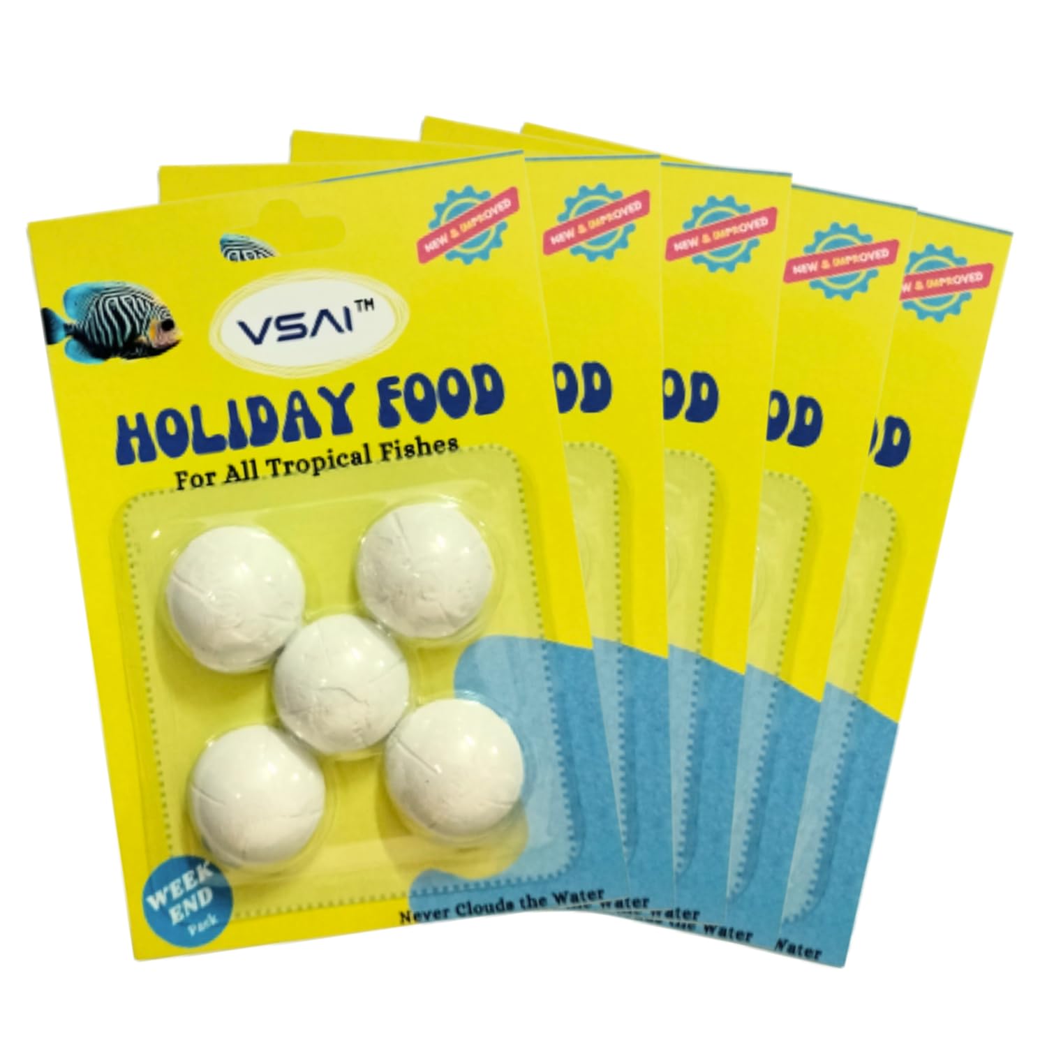 VSAI Vacation Weekend Holiday Fish Food | for All Tropical Fishes | 30g (Pack of 5) (B0CJPSZMR5) Amazon Price History, Amazon Price Tracker