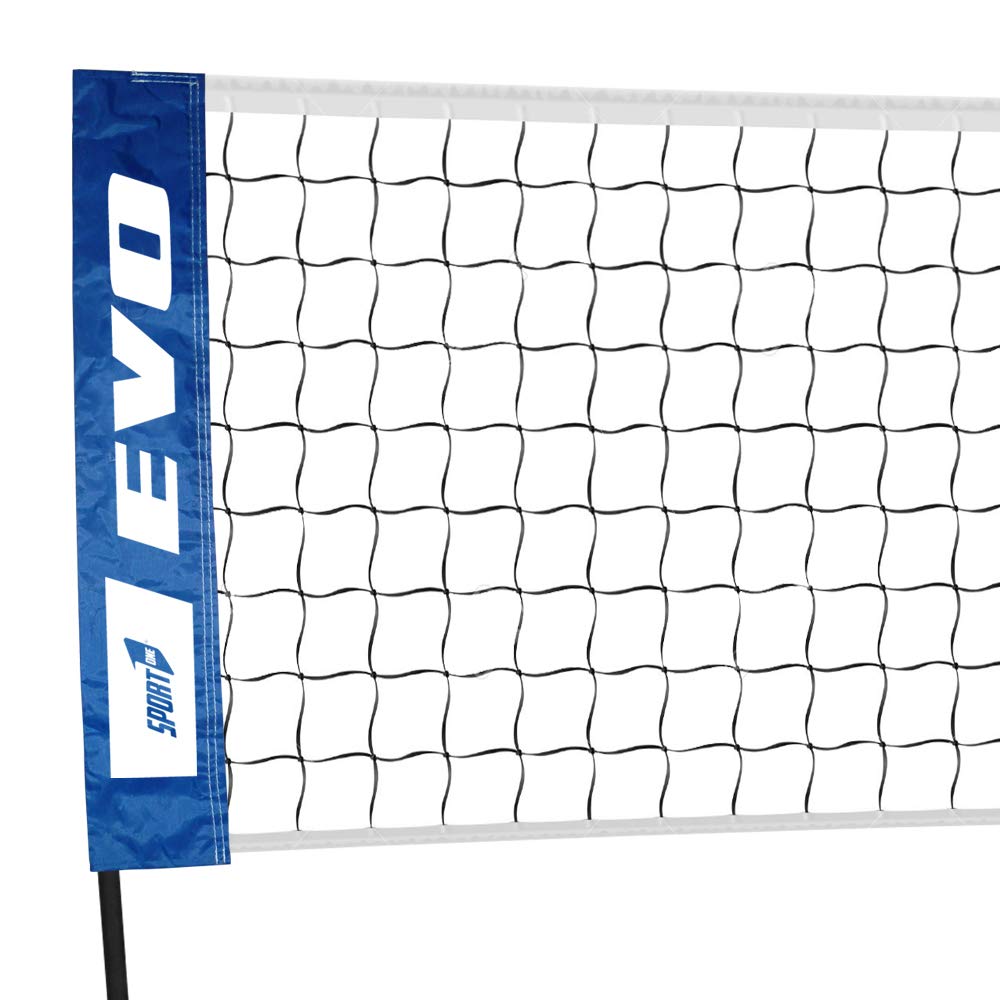 Rete da pallavolo per Giardino Professionale con Pali Alta 228 cm Portatile per Bambini e Adulti