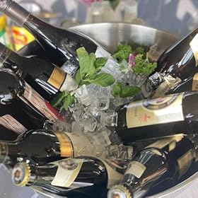 Buy AKALNNB Golden Stainless Steel Champagne and Wine Ice Bucket – Perfect for Bars, Hotels, and Parties – AKALNNB