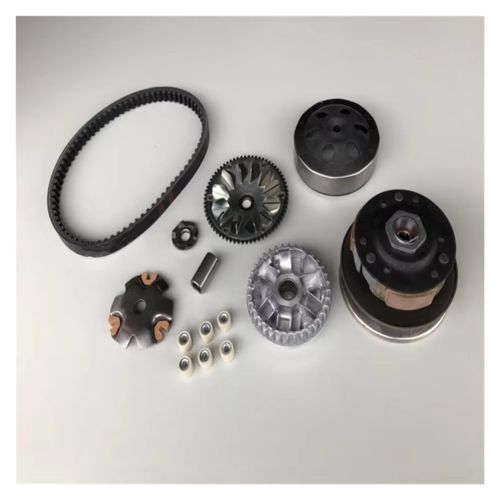 Correas Transmisión para Moto para 100 para SPACY 100 para SCR100 para SCR 100 para GCC 100cc para WH100 para WH100T Conjunto Embrague Rueda Accionada por Polea Correa Correa Trapezoidal