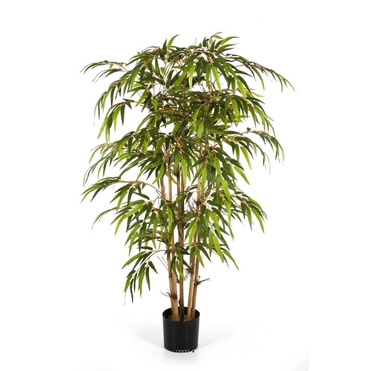 com - Bambú artificial H 180 cm 1360 hojas cañas medianas en maceta - dimhaut: H 180 cm - color: Verde