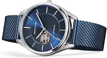BERING Arctic Symphony Collection Men's Ring Brushed Silver with Stainless Steel