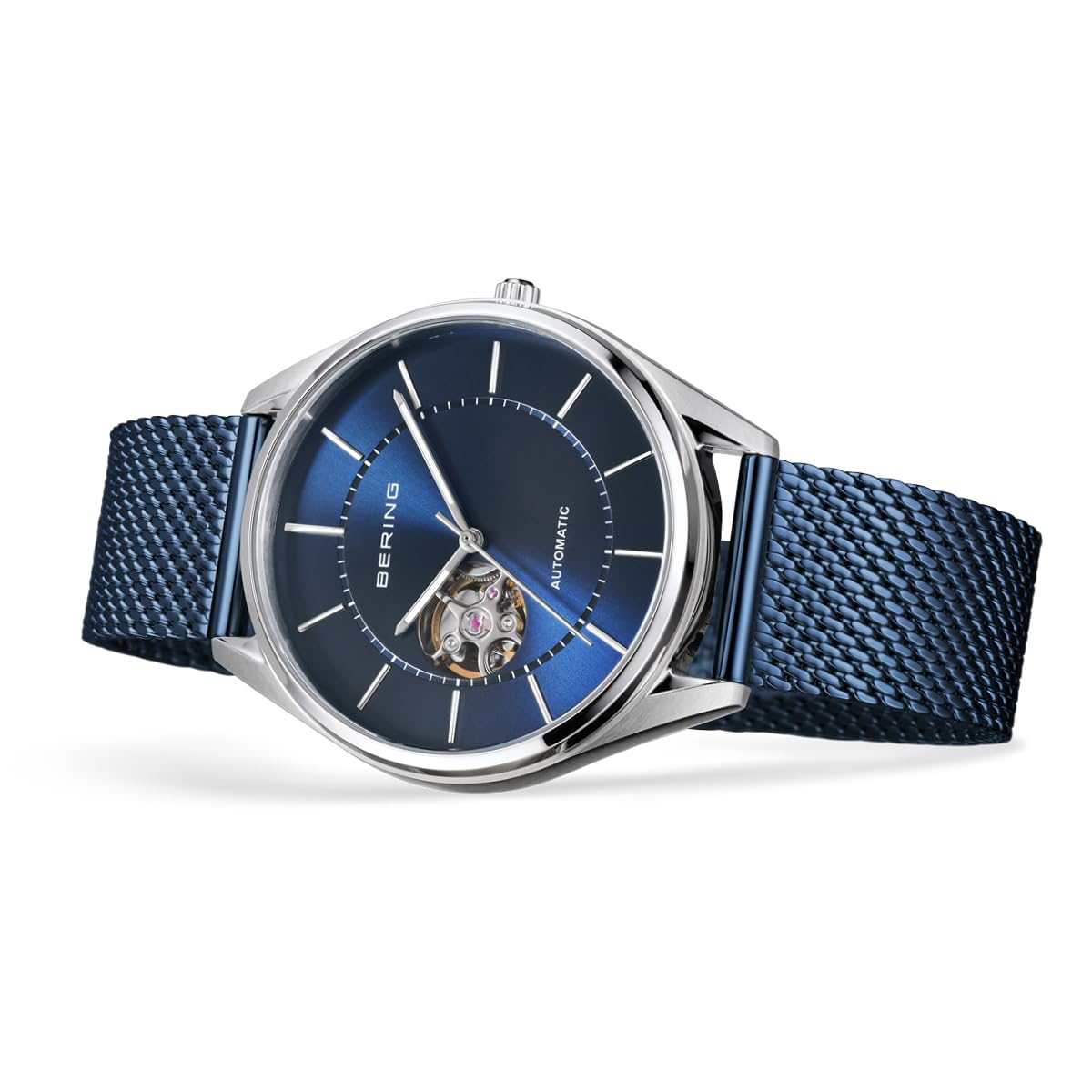 BERING Zegarek męski z mechanizmem automatycznym – kolekcja Automatic ze stalą nierdzewną i szkłem szafirowym 16743-307