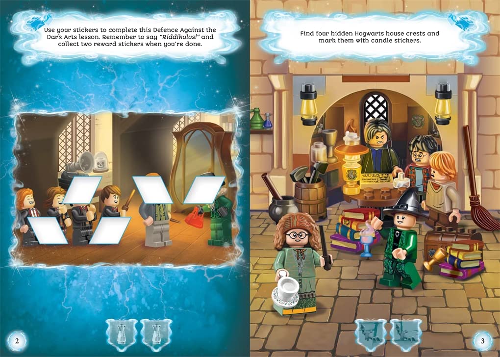 Michael OMara Books Lego (R) Harry Potter (Tm) 800 Stickers Wizarding World.      Paperback – July 20, 2023