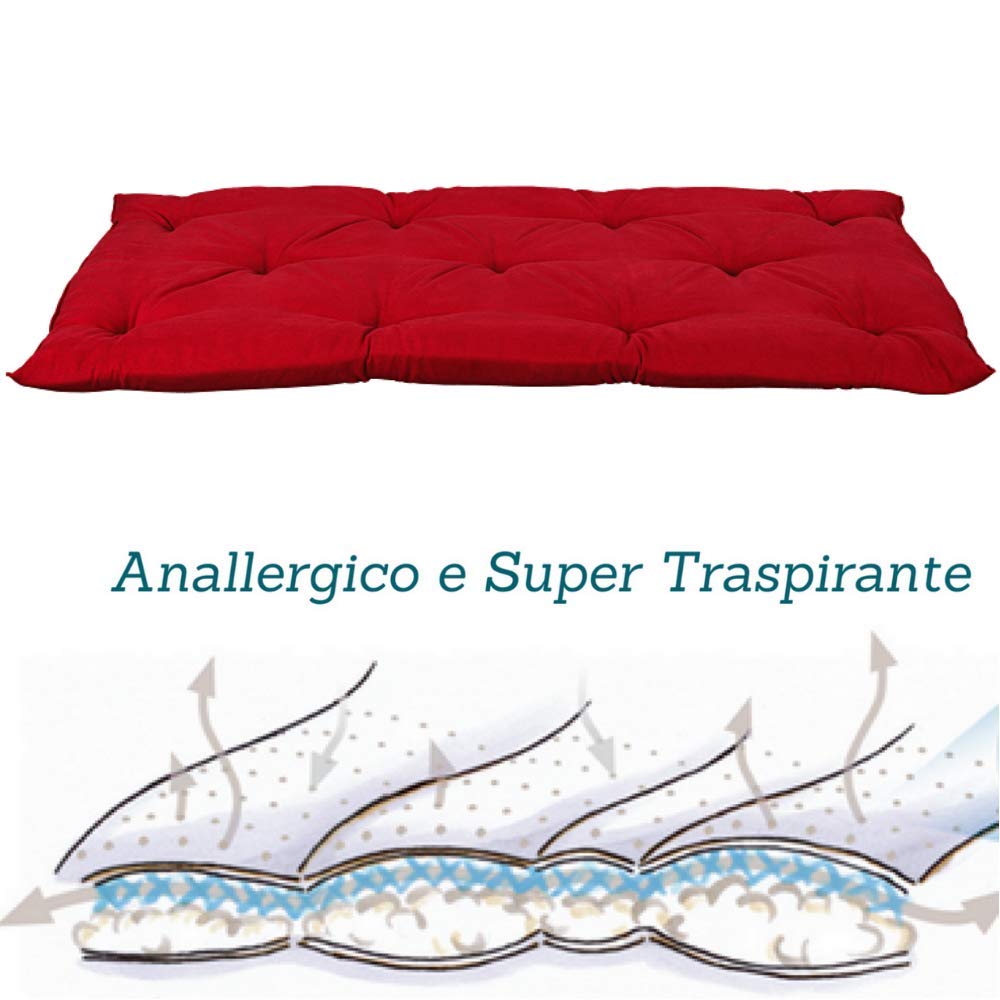 evergreenweb – Cama para perros 45 x 65 cm de tamaño pequeño, Relleno de Lazo Water Foam efecto pluma Suave lavable, caseta de interiores con cojín desenfundable, colchón para animales Domésticos, Rex