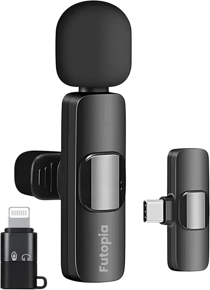 Futopia Mini Wireless Lavalier Microphone Plug & Play for Type-C