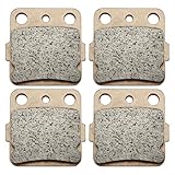 Sintered Front & Rear Brake Pads for Honda 400EX Sportrax TRX400 EX Fourtrax TRX 400 TRX 300EX Fourtrax 300 TRX400X 09-14 TRX300 TRX250X for Yamaha Raptor 350 YFM350 Raptor 660R YFM660R