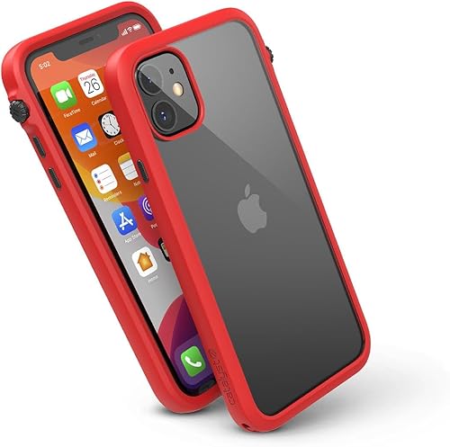 Catalyst - Funda para iPhone 11 con parte trasera transparente, resistente a prueba de caídas de 10 pies, sistema de amortiguación de armadura,