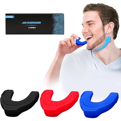 Powerful Jaw Exerciser for Face and Neck with 3 Resistance Levels