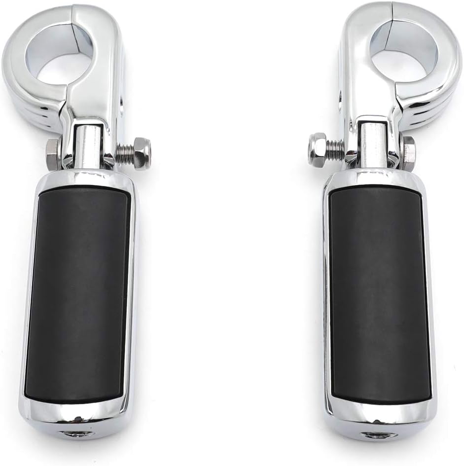 SMT-1 1/4" Highway Skull Foot Pegs P-Clamps Compatible With H-D Sportster 883 1340 XL1200 [B00RUE0ULI]