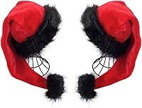 Vista 10 de Sombrero de Papá Noel - Paquete de sombreros de Navidad de lujo para adultos, 2 piezas