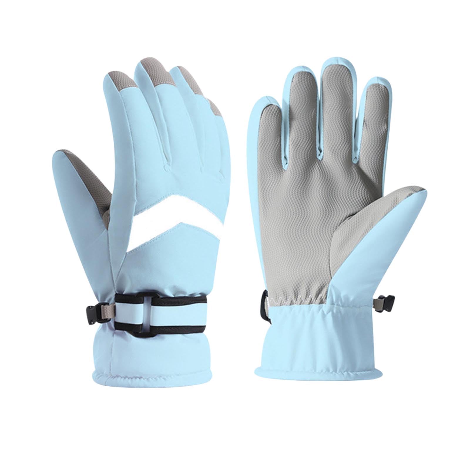 Winter Ski Gloves Men Women Snowboard Waterproof Thermal Fleece Gloves Cold Weather Snow Glove for Sledding Cycling Skiing