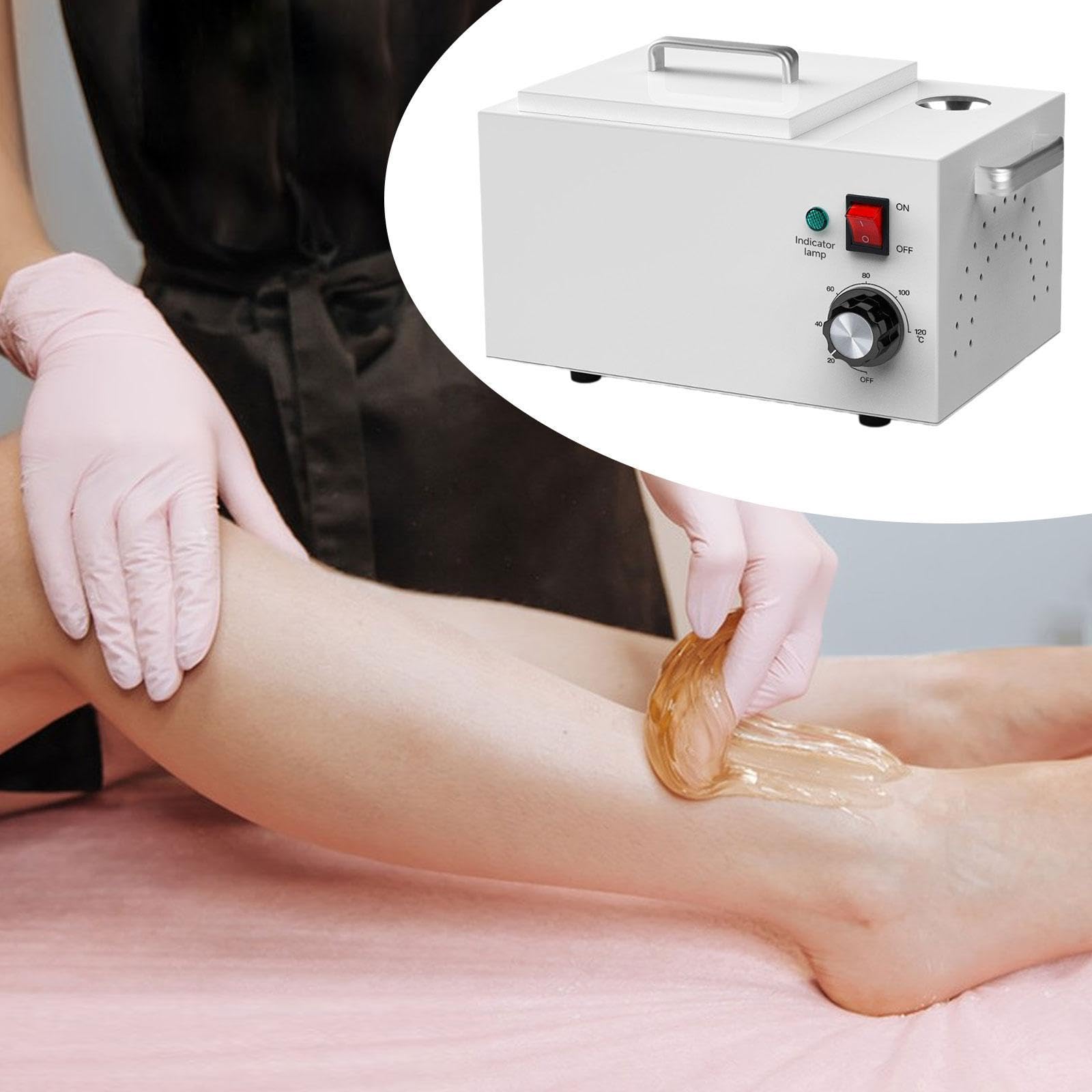 Generic Scaldacera per Estetiste, Apparecchio Professionale, Dispositivo di Fusione Della Riscaldamento Rapido, Adatto All'uso Domestico.