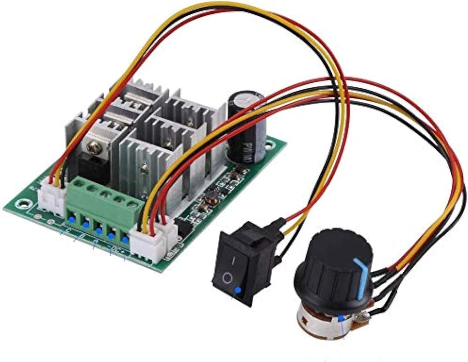 DC 5V-36V 15A 3-Phase Brushless Motor Speed Controller Motor Control Board CW CCW Reversible Switch Motor Driver Control Regulator Module