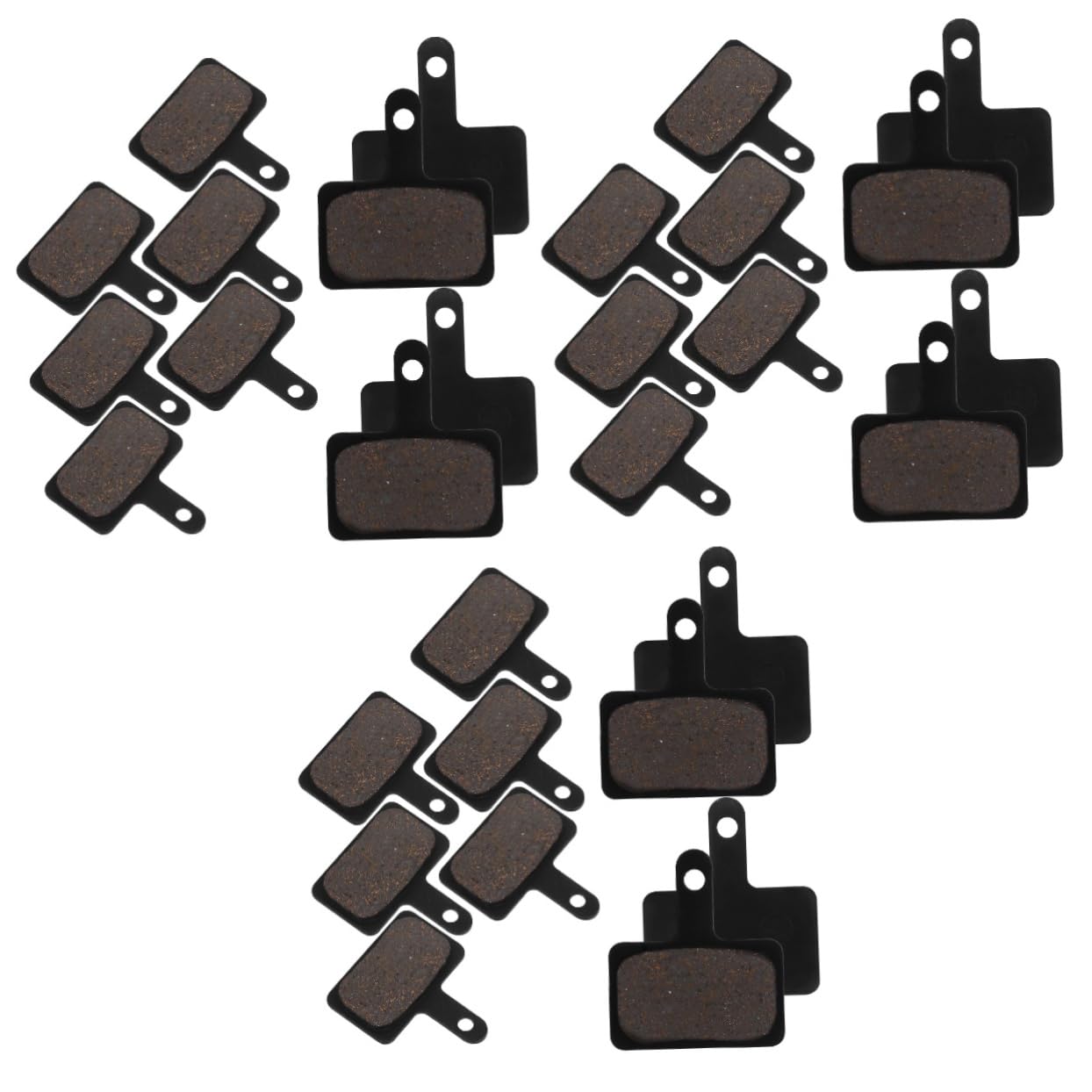 BESPORTBLE Bremsbeläge Für Fahrräder Scheibenbremse Schaltzug Solarbetriebene Lichter Elektrische Bremsbeläge Scheibenbremsblöcke Bremsklotz Bremsscheiben Pedale Black Kupferfaser