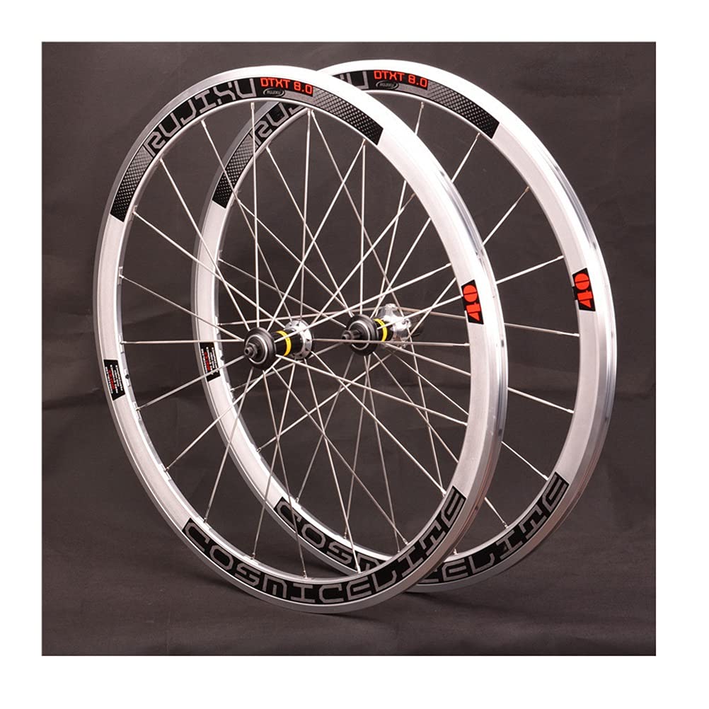 Koła rowerowe 700C, piasty z włókna węglowego, felgi ze stopu aluminium, koła wyścigowe 40 mm, 20 otworów, szybkie blokowanie, kompatybilne z przekładniami 8/9/1