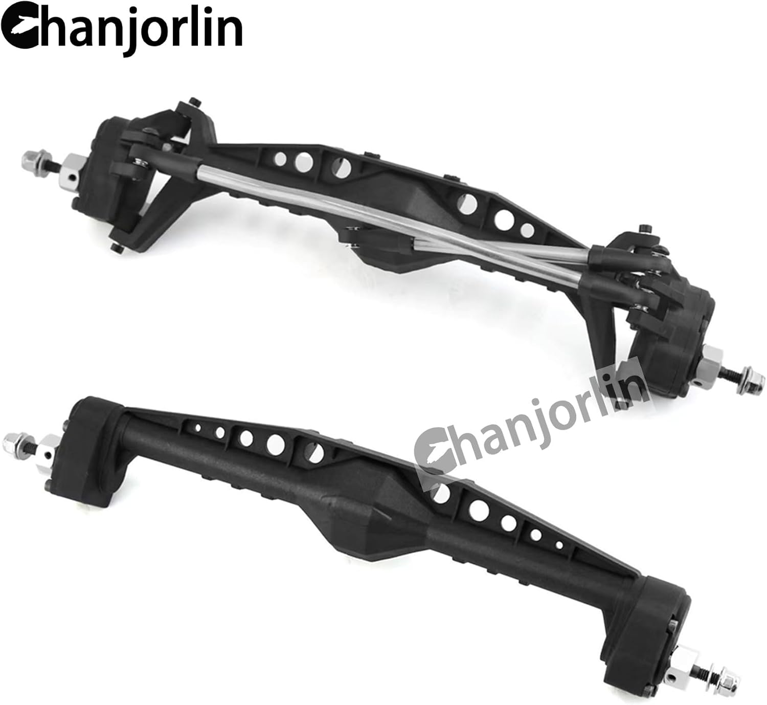 1/10 RC Crawler Car Front and Rear Currie F9 Portal Axle Set Assemble Compatible with 1:10 Scale RC Crawler Car Axial Capra UTB10 1.9 UTB Upgrade Parts (Rear Axle)