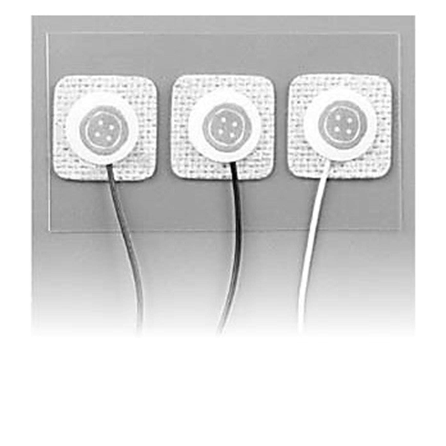 3MHealth Care MMM 2269T Red Dot Neonatal Pre-Wired Radiolucent Monitoring Electrode, 2 cm x 4 cm (Pack of 300)