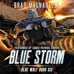 Blue Storm Audiolibro Por Brad Magnarella arte de portada