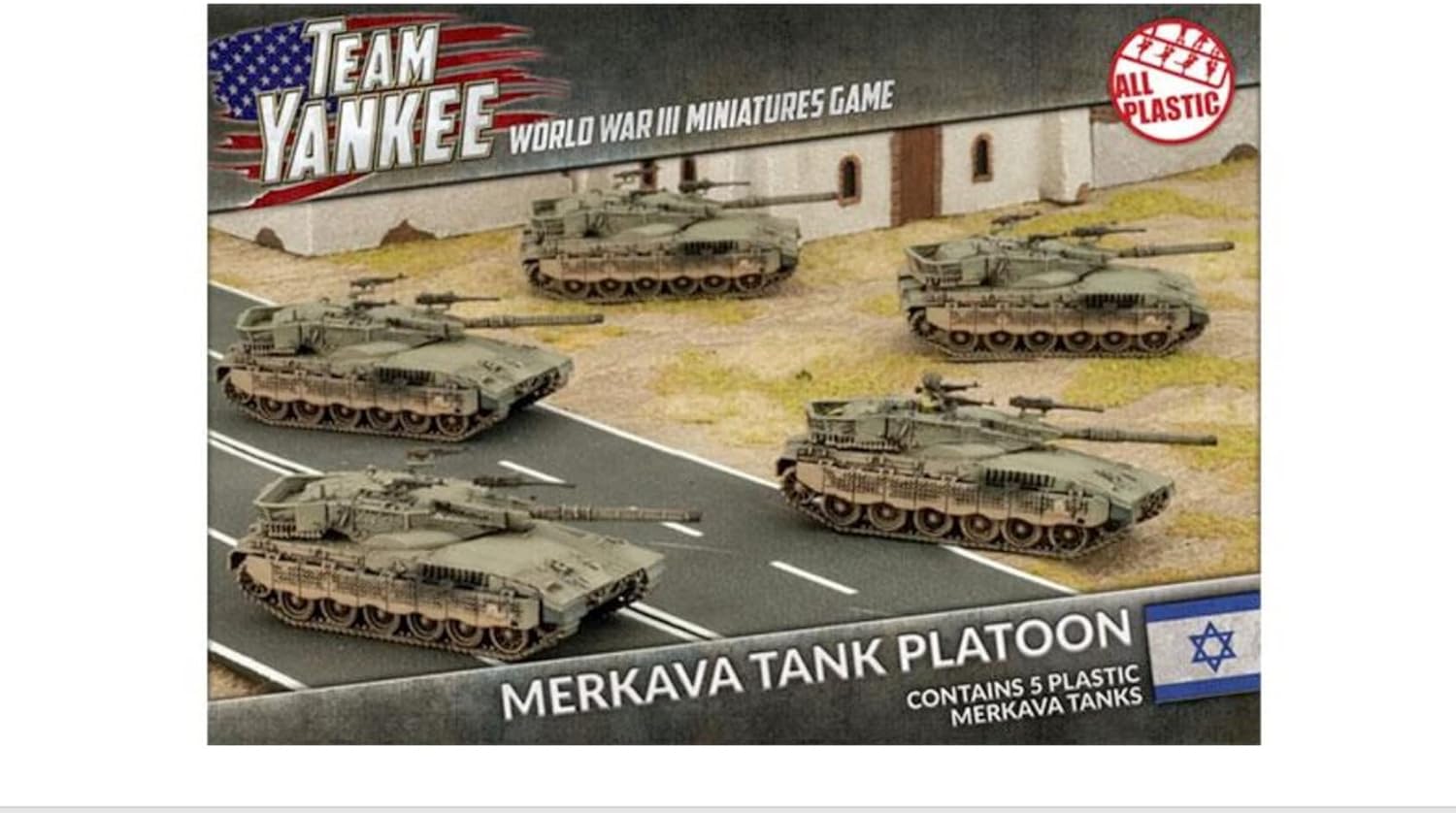 Team Yankee: Oil War: Israel: Merkava Tank Platoon (TIBX01)