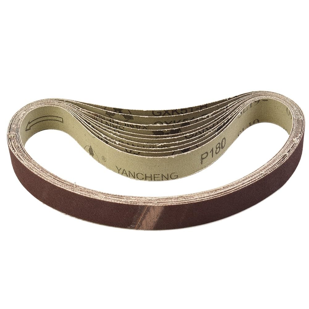 Lot de 60 bandes abrasives pour limes électriques Black Decker BD280/BD290/KA290/KA290/KA292 Grain 40-240 13 x 457 mm