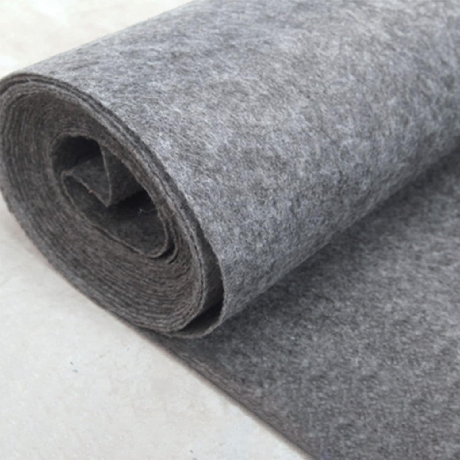 Grey Stairway Rug Wedding Party Aisle Carpet Runner Non-Slip Walkway Rug Roll 1 Metre Wide Exhibition Carpet Runner for Wedding Birthday Opening Celebration Event (Size : 1.5x50m)