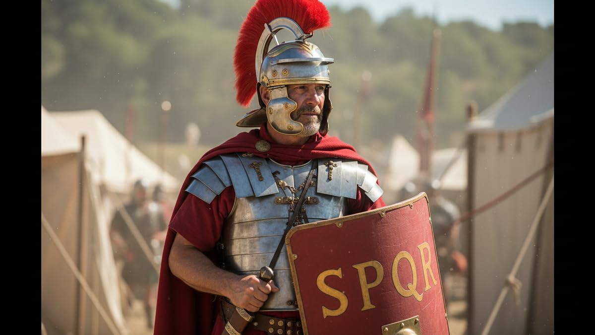 Thor Instruments.Co Elmo da centurione dell'Impero romano, in acciaio cromato, 18 g