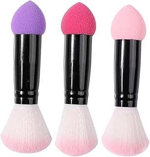 Didiseaon 3 brochas de maquillaje de doble pu...