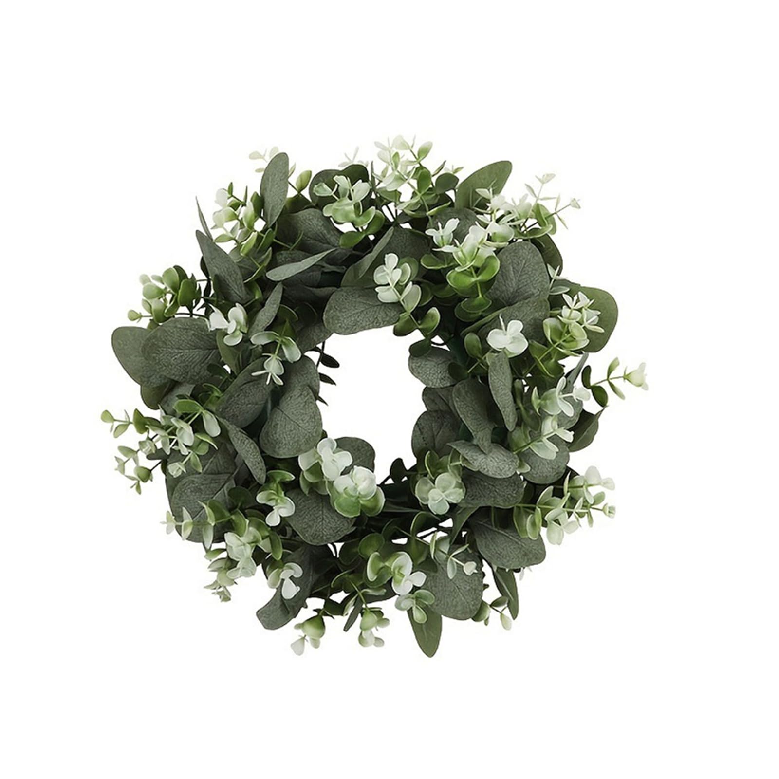 Artificial Wreath for Front Door Farmhouses Garden Wedding Indoor and Outdoor Decorations, Spring Wreath Inviting