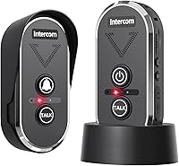 PANDAAR Wireless Doorbell Intercom System - 4900ft Long Range, Two-Way Talk, Waterproof, No WiFi, Expandable Home Intercom