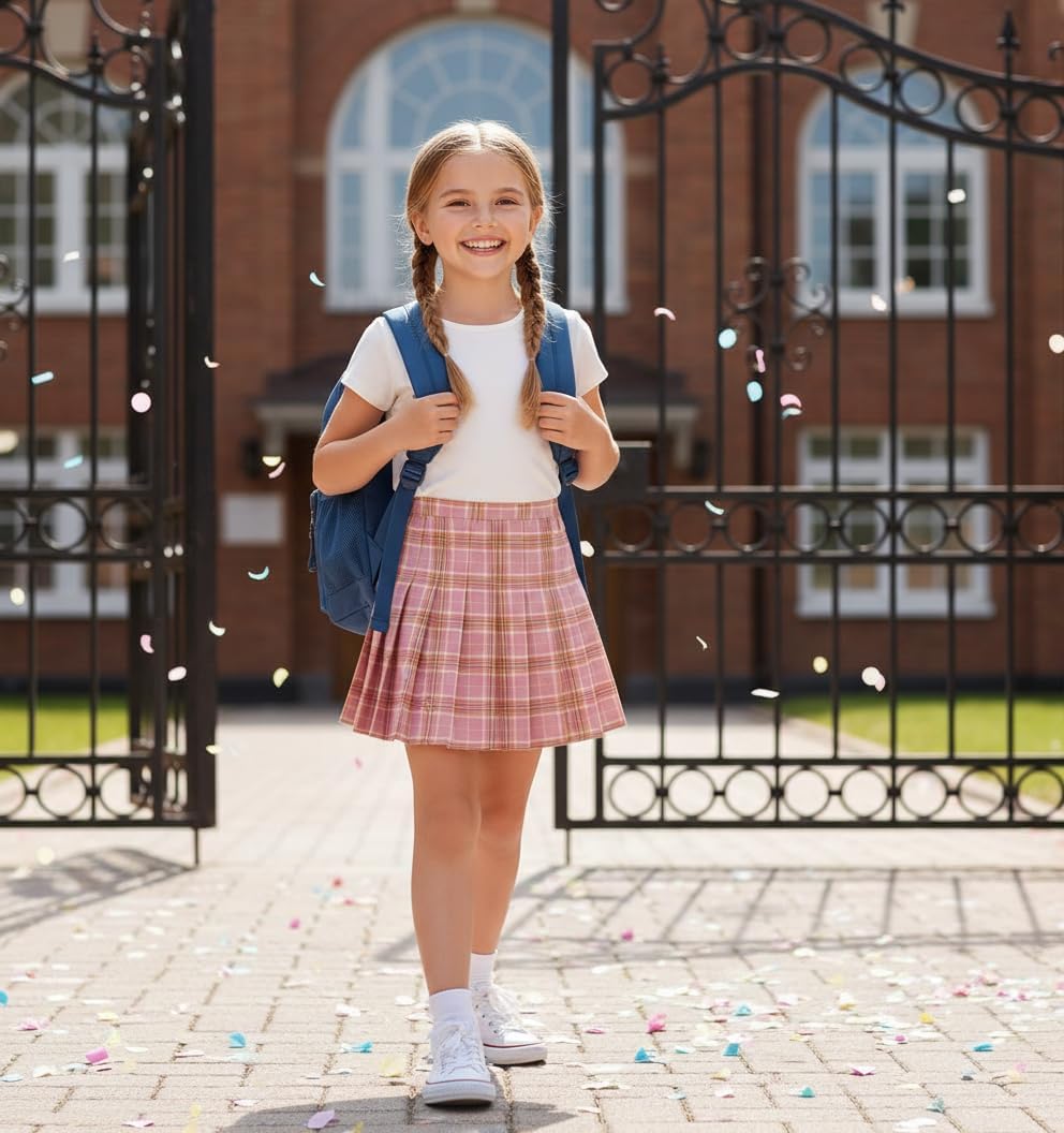 High Waist Pleated Plaid Skirt for Girls and Women Seychelles Ubuy