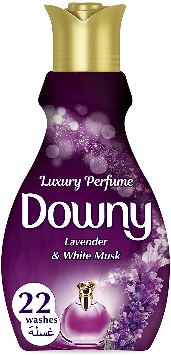 Zypermart Living MindfullyDowny Luxury Lavender & White Musk Perfume 22 Washes - 880 Ml, Fabric Softener, Feel Elegant, Gives Mild & Gentle Fragrance, Long Lasting Fragrance, Micro Perfume Bubbles