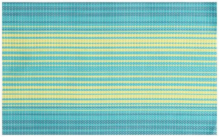 Placemats with Woven Stripes and Heat Insulation Pads Decorative Mats Desktop Coasters