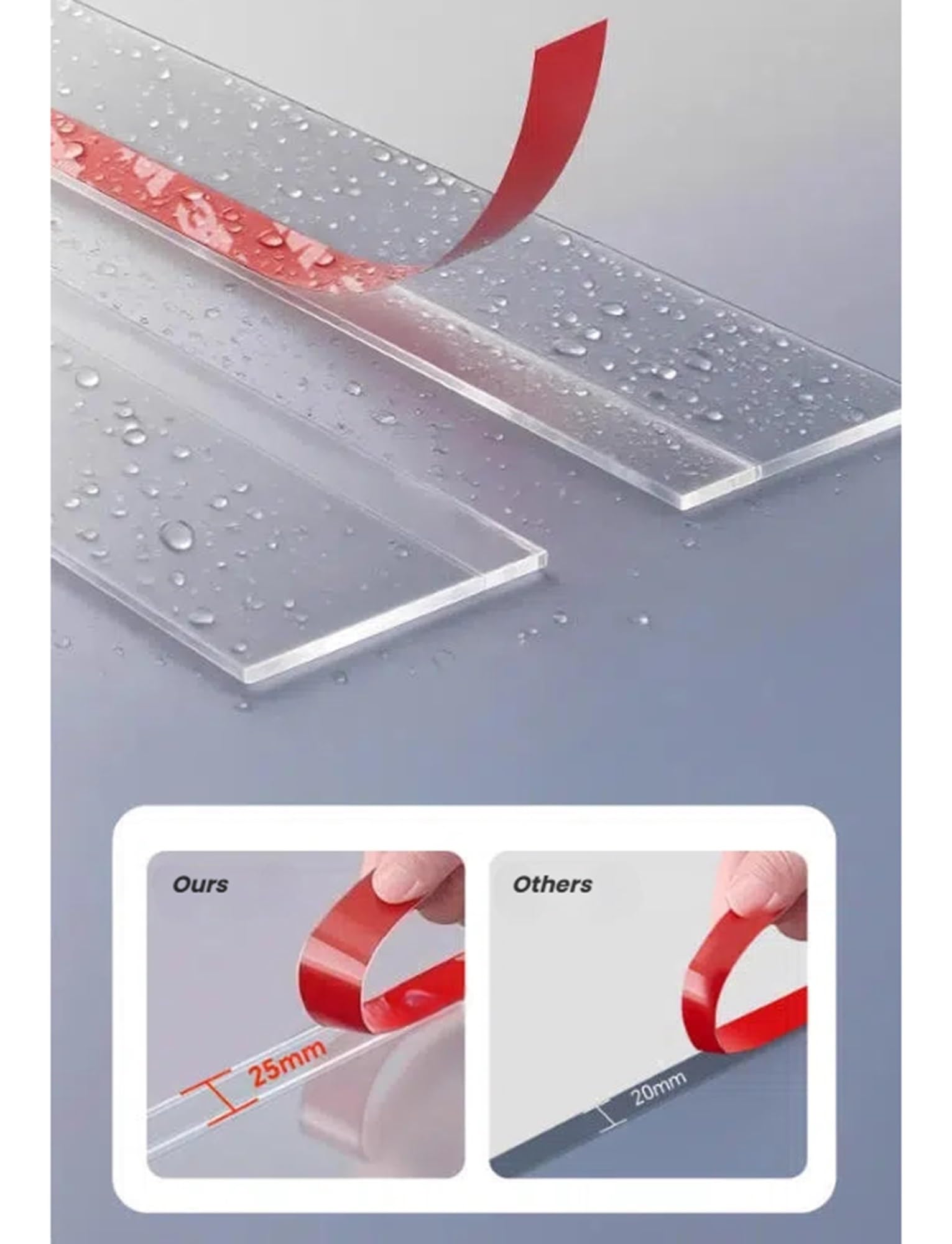 Genérico Deflectores de Lluvia de Goma para Ventanas, Protectores de Goteo de Goma Flexibles para Puertas Exteriores, bloqueadores de Agua para Ventanas, sellador de Borde de Goteo de Lluvia autoadhe