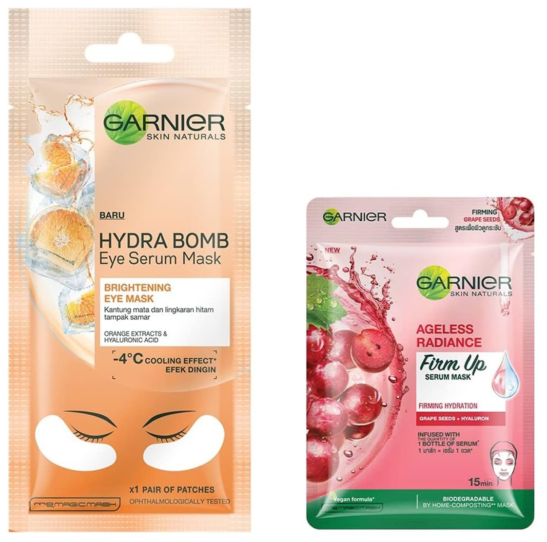 Buy Garnier Skin Naturals, Ageless White, Face Serum Sheet Mask (Red