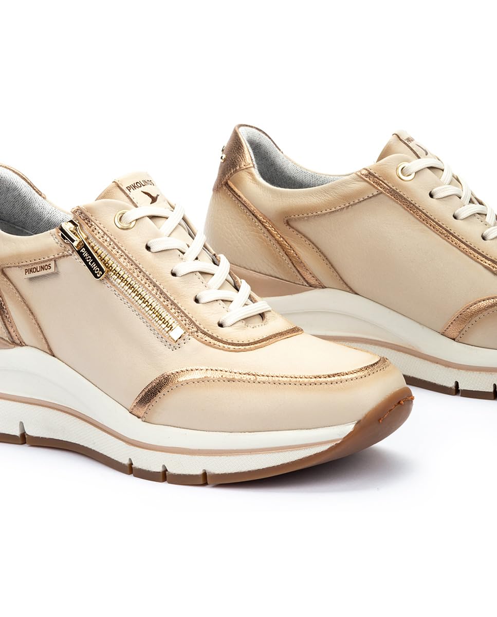Pikolinos Girona Deportivos Mujer | en Cuero | Extraligero | Memory Foam