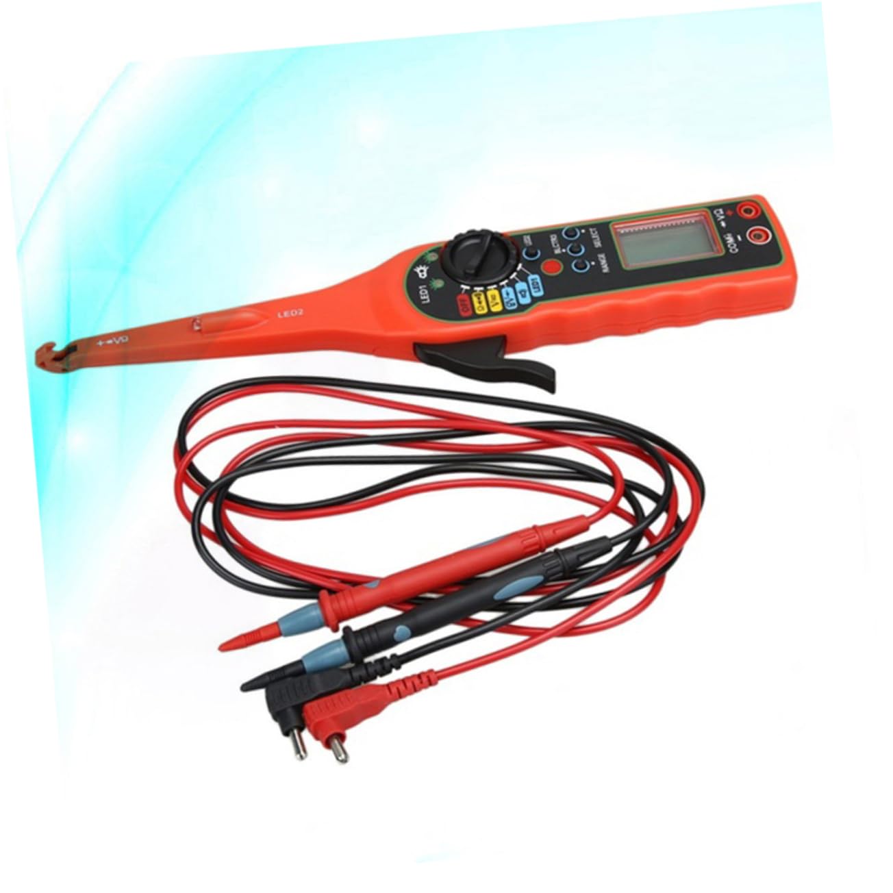 Mikikit Automotive Circuit Tester Car Voltage Test Pen Electric Testers Tool Test Light Power Detector Vehicle Voltage Meter