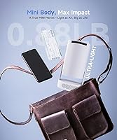 Vista 6 de Magcubic Mini Projector with WiFi 6 and Bluetooth 5.4, Portable Projector 4K Support, 5W Soundbase Speaker, Auto Vertical Keystone 180°Rotatable