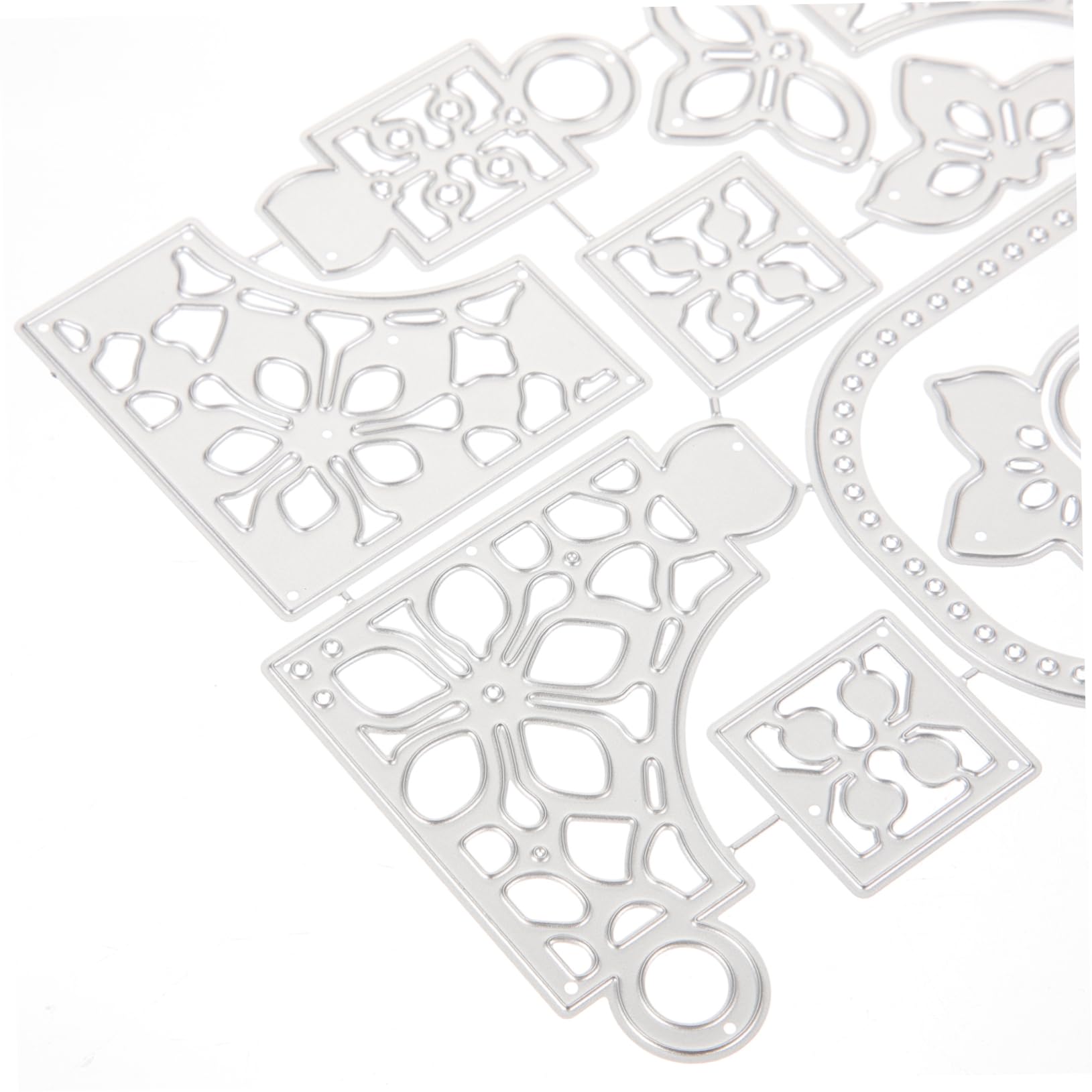 Operitacx 5 Piezas de Diy de para Scrapbooking y Decoración de Tarjetas Plantilla Metalizada para Manualidades y Álbumes para Proyectos