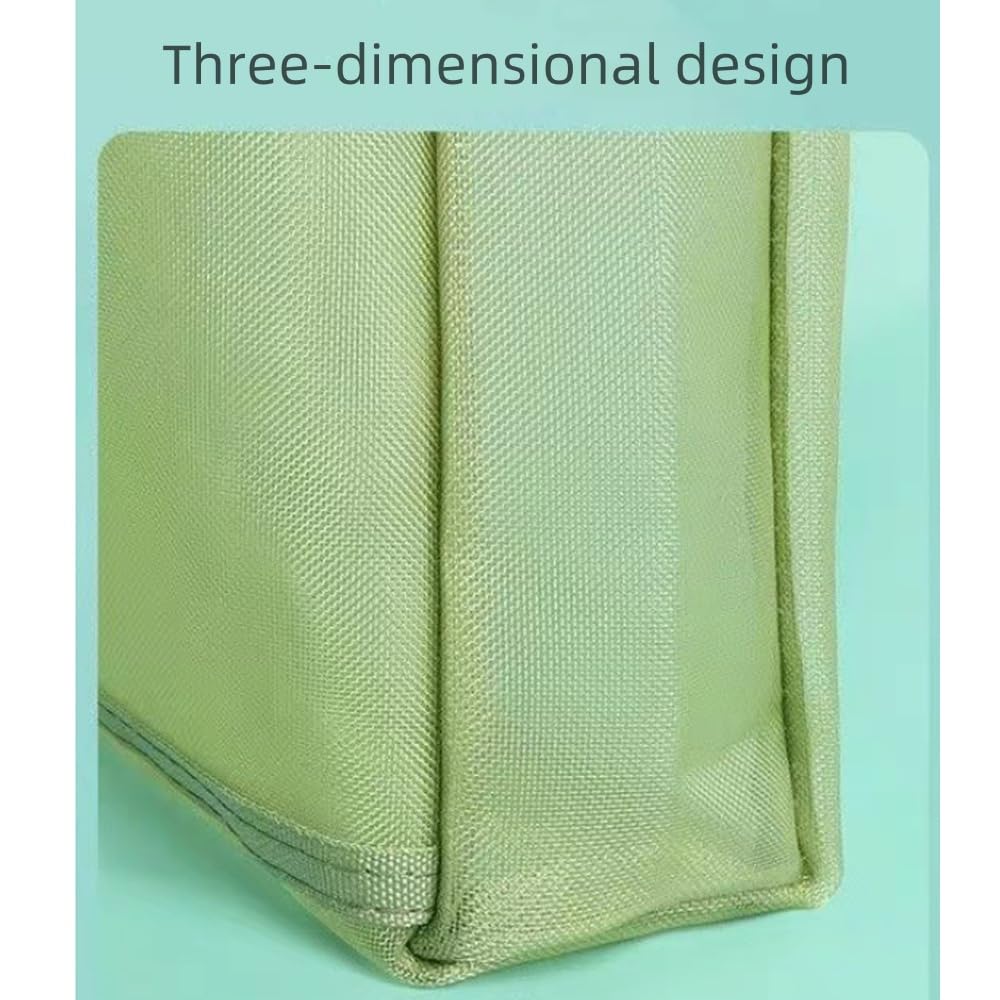Oaygat 4 Pack A4 Plastic Wallet Folders Wallets Document Folder Pockets Envelopes Waterproof Mesh Book Bag Double Layer File Document Wallets Plastic Wallets Folders - Image 4