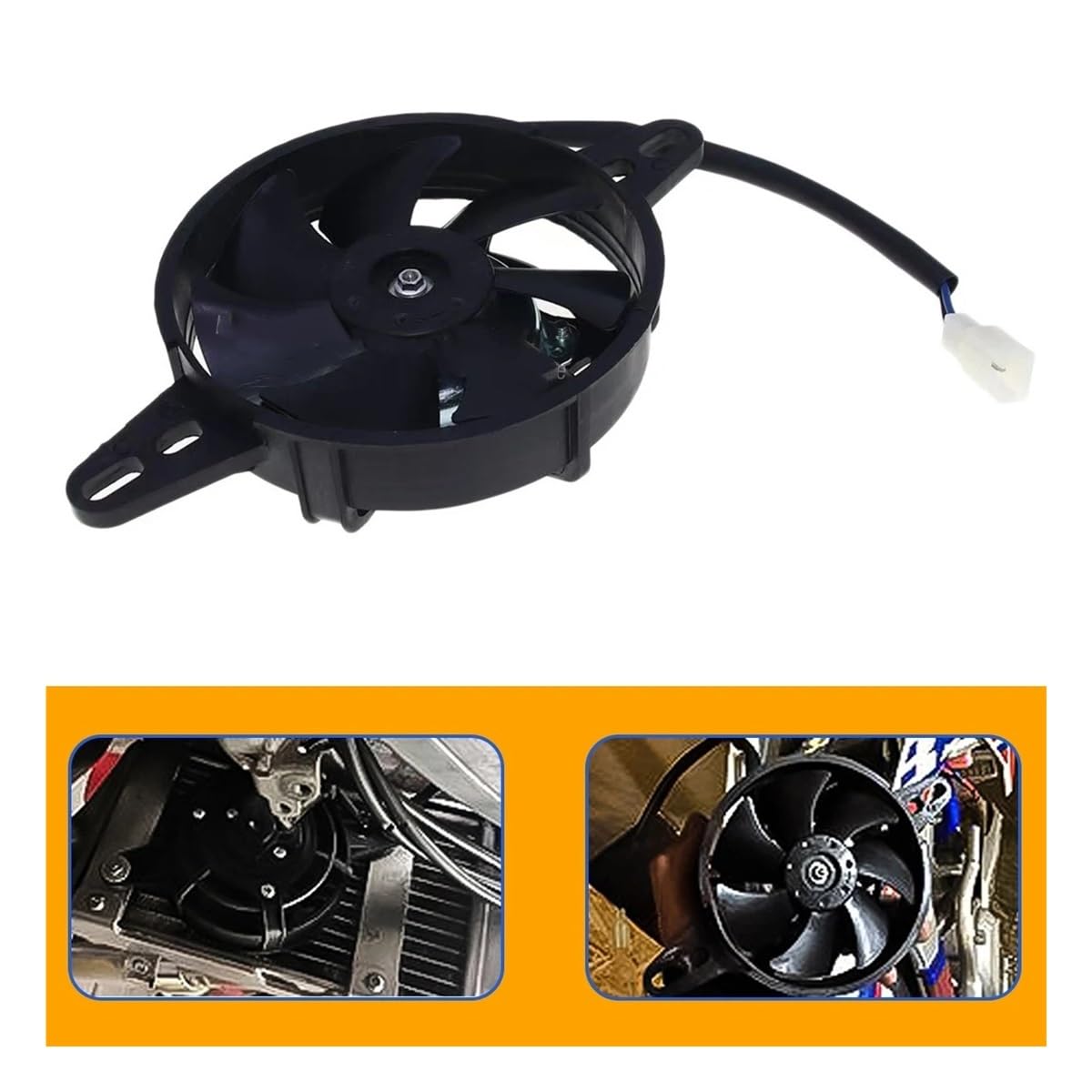 Radiatore Ventola Per 12V Accessori Universali Motociclo Ventola Raffreddamento Radiatore Motore Dell'olio Per ATV Per Motocross