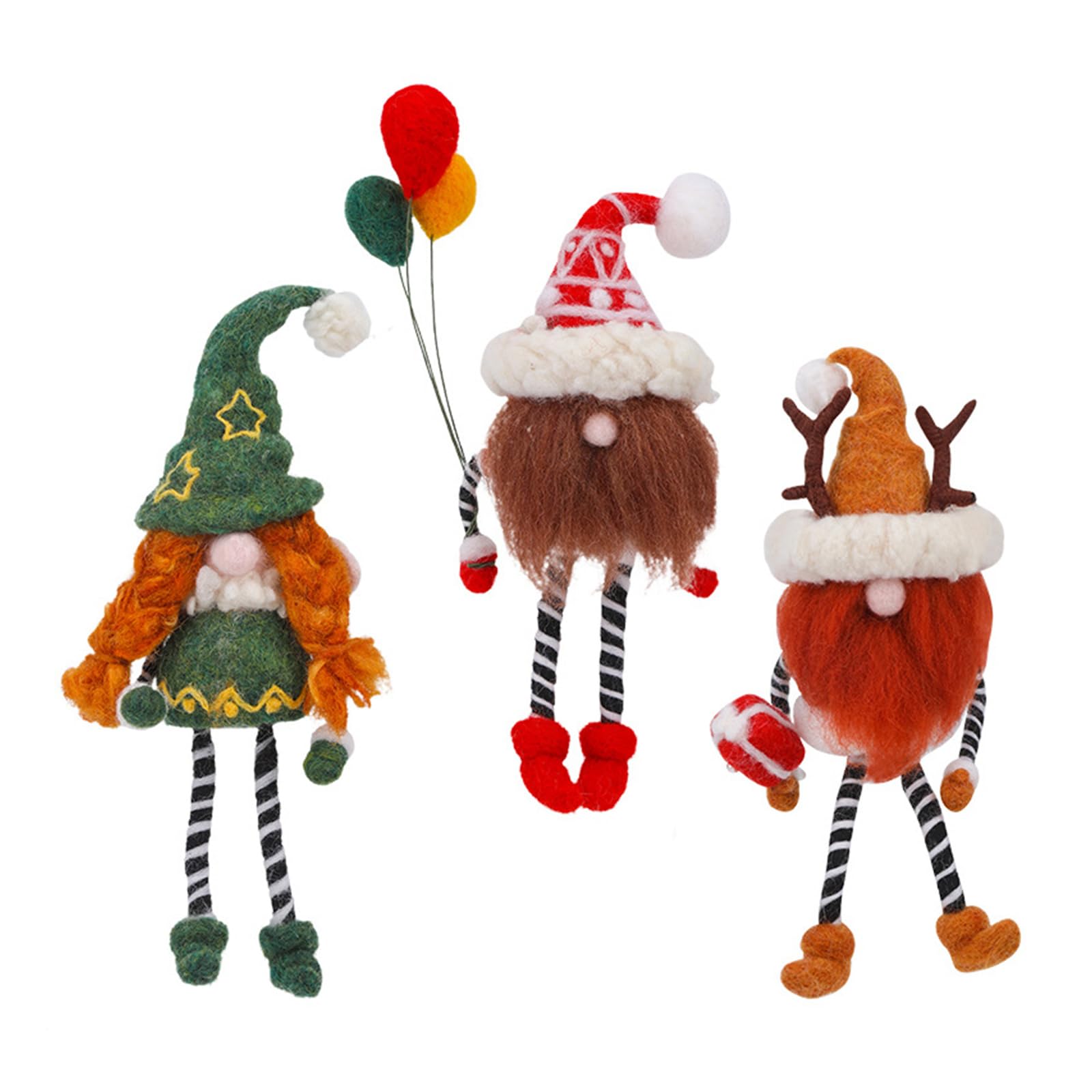 GNOMES NEEDLE FELTING Starter Kit Handmade Needle Felt Kit with Wool Needle Felt Tool Kit